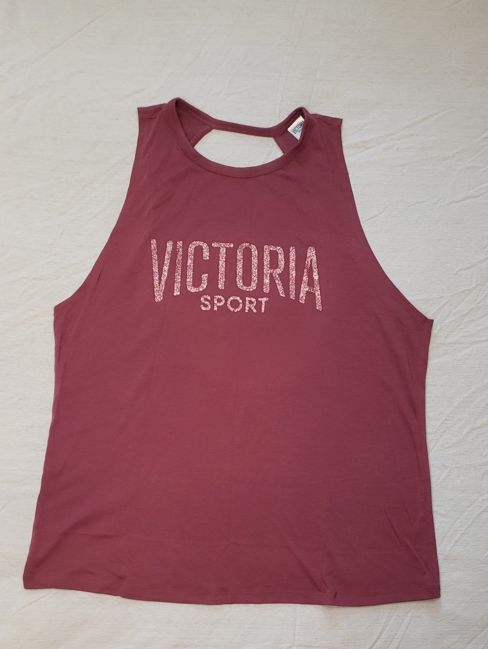 Women's Sleeveless Tank Top in Dusty Rose VICTORIA SECRET